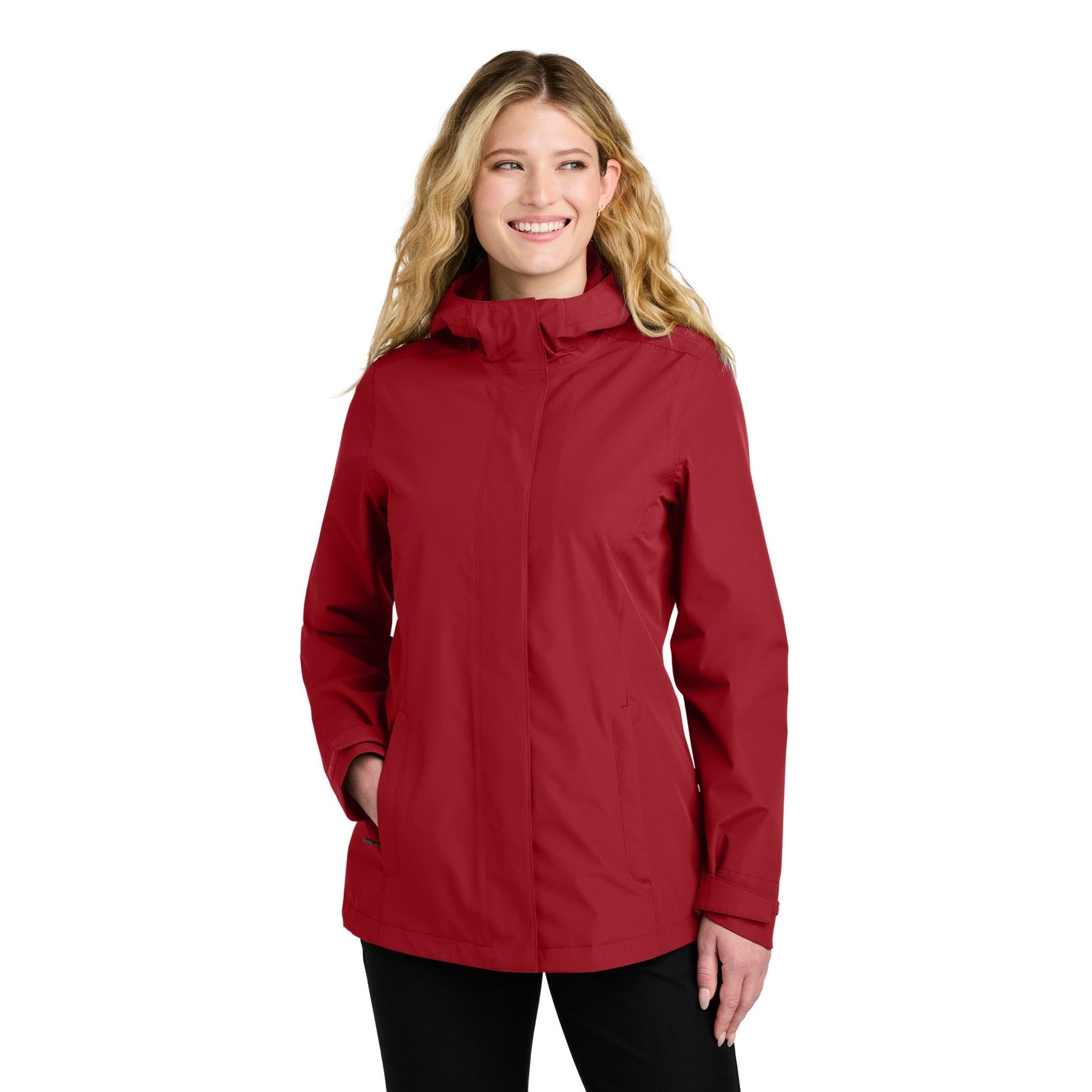 Port Authority-Port Authority® Women's C-FREE® Rain Jacket L714-MedTech-3